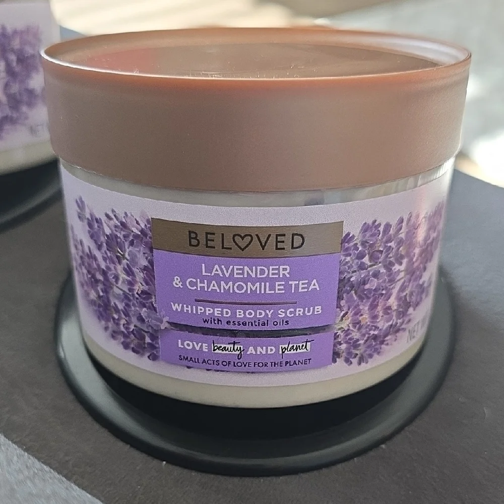 Retired Scent, Lavender & Chamomile Tea Whipped Body Scrub With Essential Oils